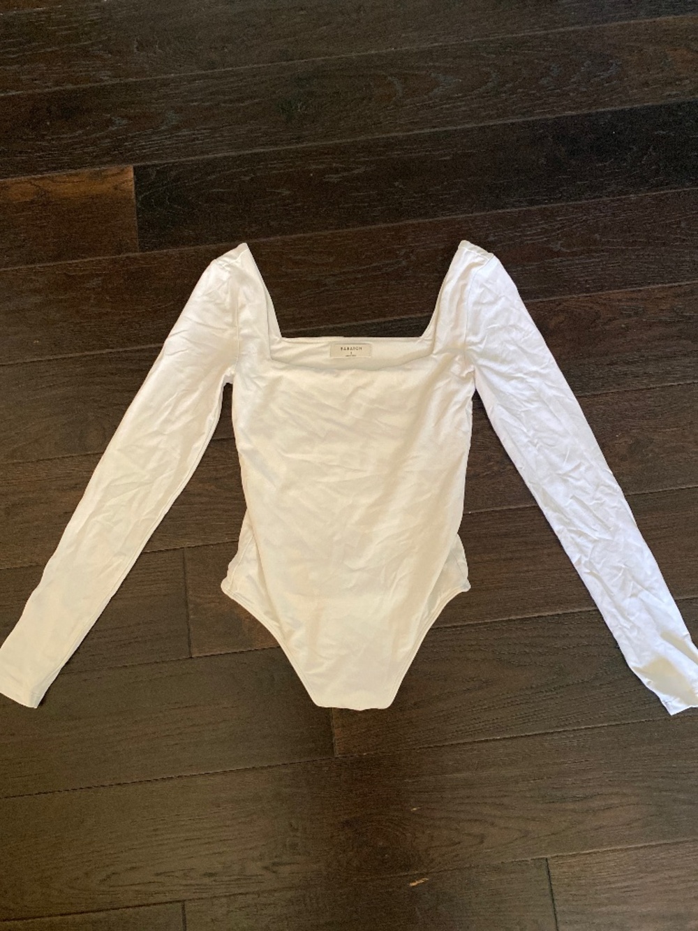 Aritiza white long sleeve bodysuit - SIZE S